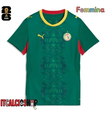 Senegal Seconda Maglia Femmina Mondiali 2026 Manica Corta